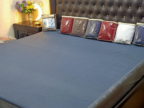 TERRY WATERPAROOF MATTRESS COVER Lite Blue
